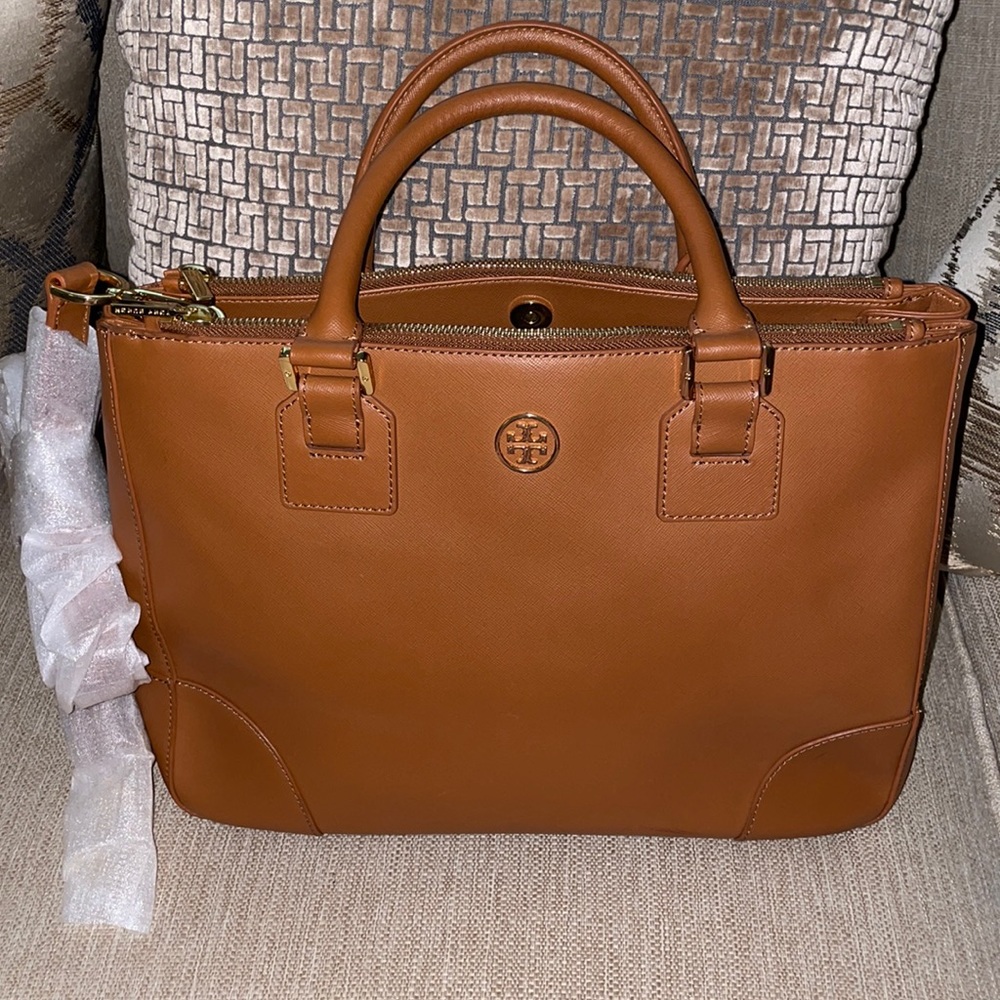 Tory Burch Robinson Double Zip tote